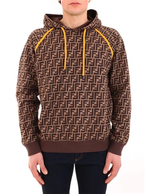 fendi sweater brown|fendi brown sweatshirt.